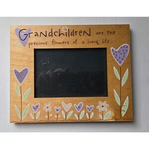 Grandchildren are the Precious Flowers of a Long Life Picture Frame